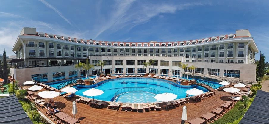 Hotell Meder Resort i Antalya , Turkiet