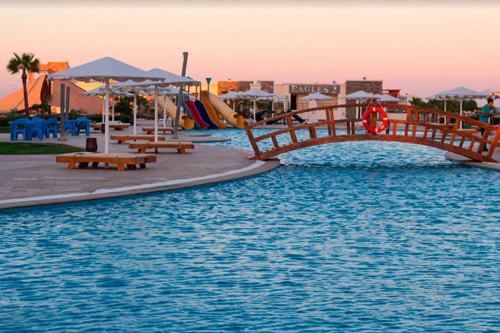 Hotell New Eagles Aqua Park resort i Hurghada, Egypten - Bild 4