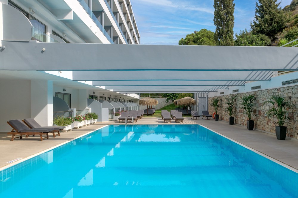 Hotell Oceanis Beach Hotel i Rhodes, Grekland - Bild 13