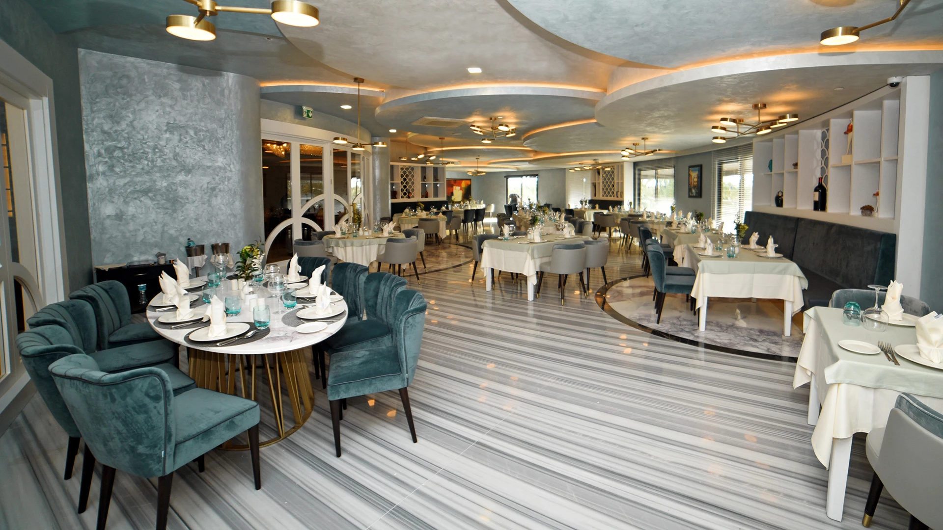 Restaurang på Hotell Royal Wings Hotel i Antalya, Turkiet - Bild 2