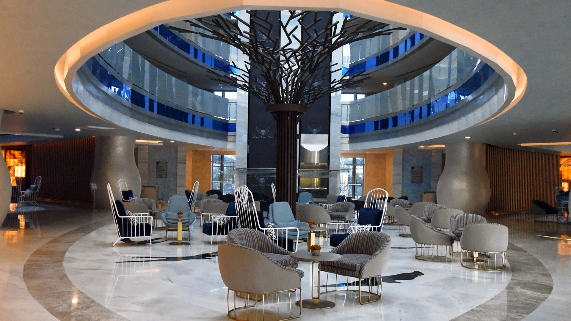 Lobby på Hotell Royal Wings Hotel i Antalya, Turkiet - Bild 4