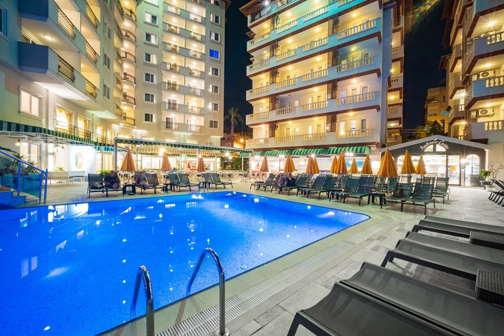 Hotell Villa Sun Flower Hotel i Antalya, Turkiet 